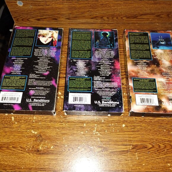 Super Dimensional Fortress Macross II 3-tape VHS Bundle (US Renditions, Dubbed) - Picture 2 of 6